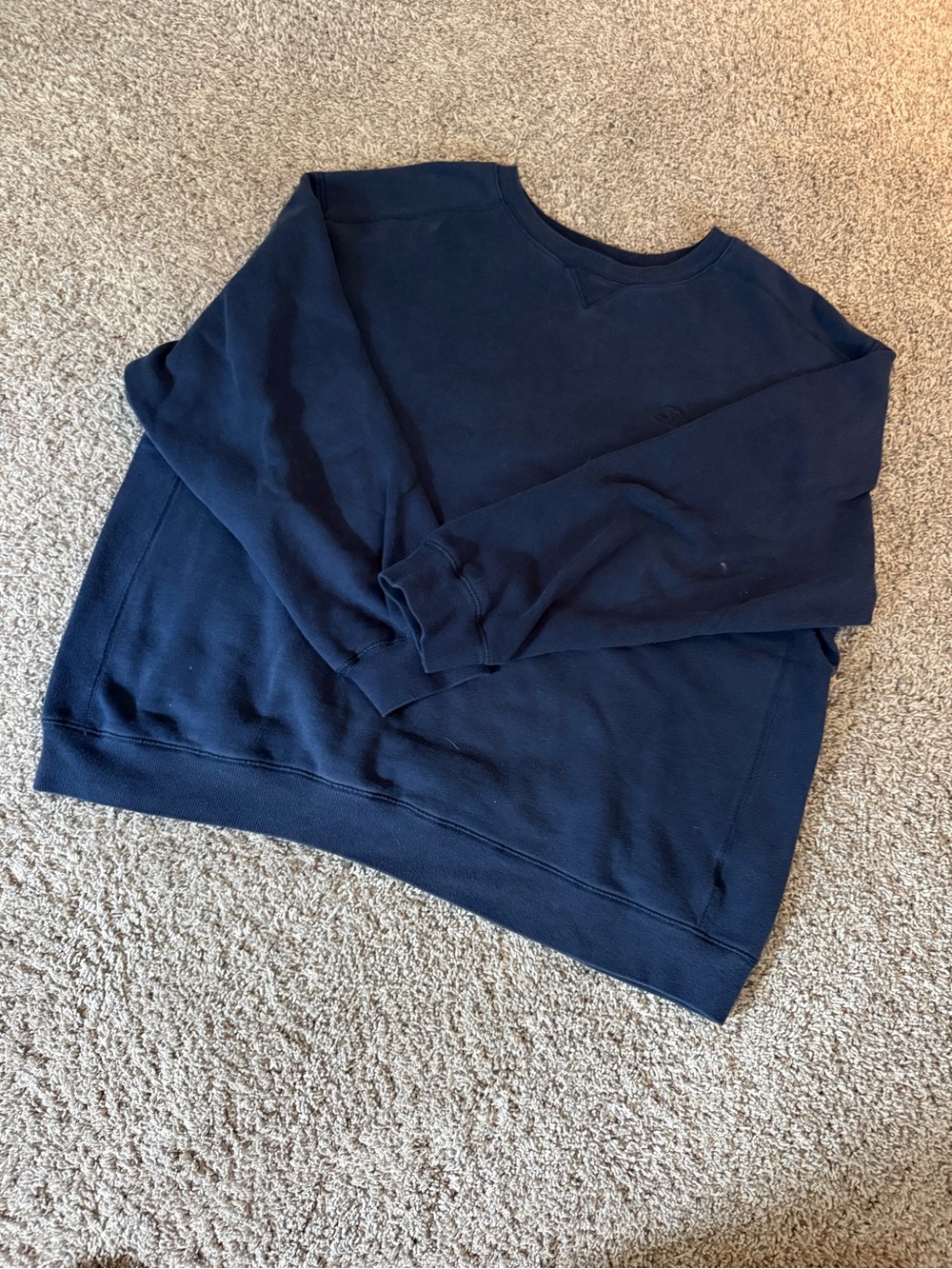 STARTER Men's Navy Crewneck Sweatshirt